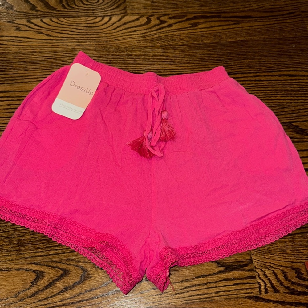 NWT Dress Up Pink Shorts